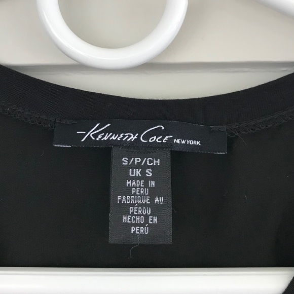 Kenneth Cole Gold Stripe Criss Cross Back Tank - Picture 3 of 3